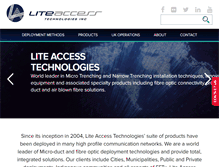 Tablet Screenshot of liteaccess.com